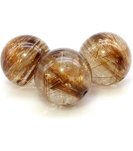 Amazon.co.jp: (SAJ) 1粒売り ゴールドルチルクォーツ 12mm